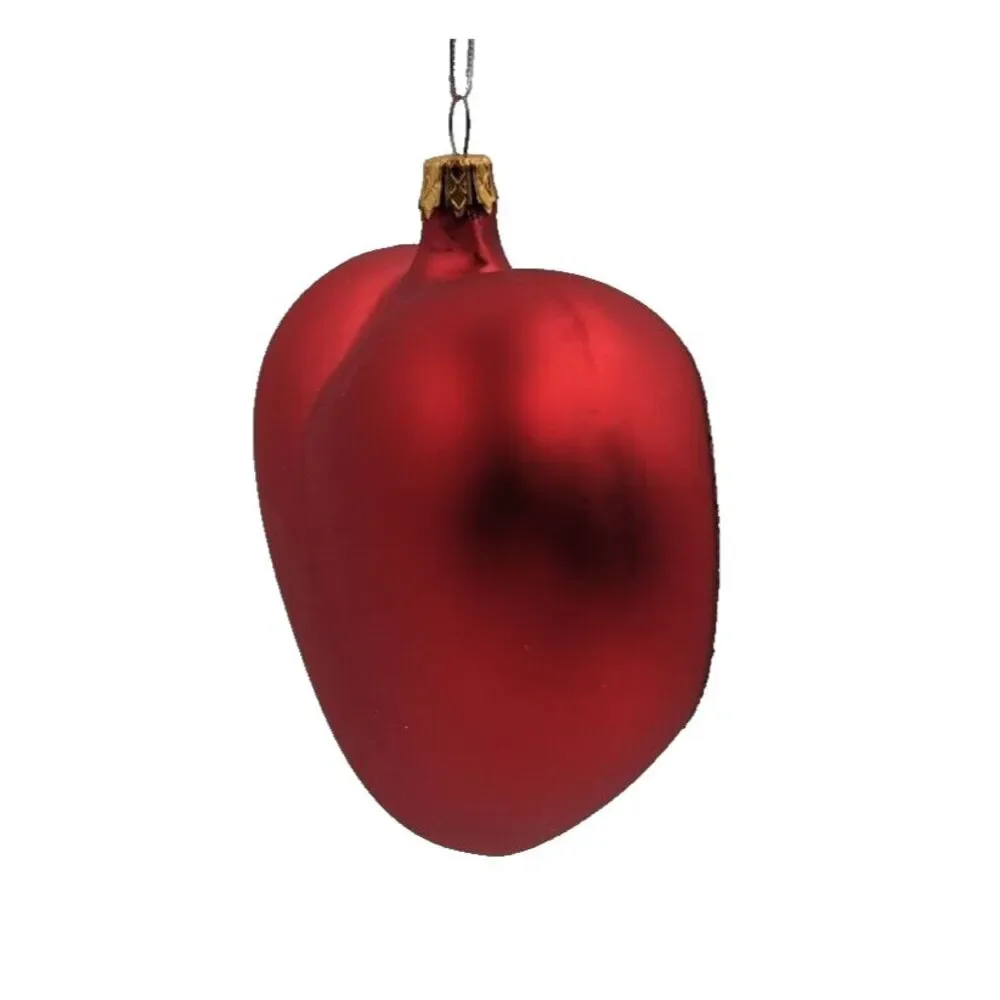Kurt Adler Double‎ Heart Glass Ornament